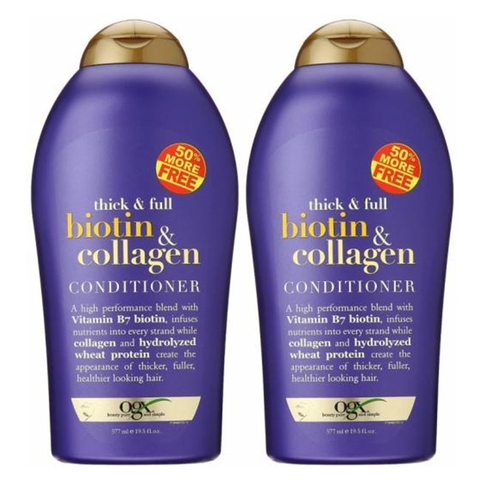 bộ GỘI XẢ CHỐNG RỤNG KÍCH MỌC TÓC BIOTIN COLLAGEN 577ML USA