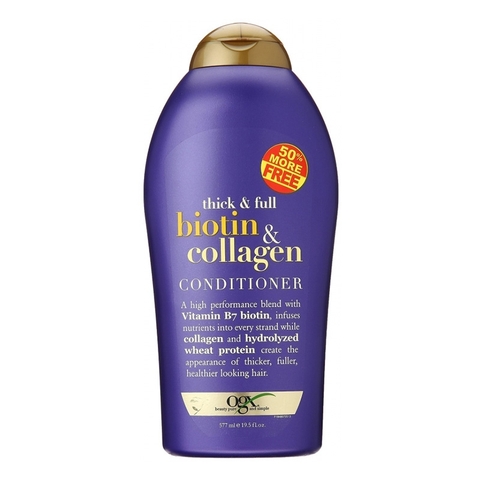 COMBO DẦU GỘI XẢ OGX BIOTIN & COLLAGEN  577ML