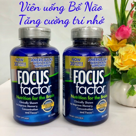 VIÊN UỐNG FOCUS FACTOR GIÚP CẢI THIỆN TRÍ NHỚ