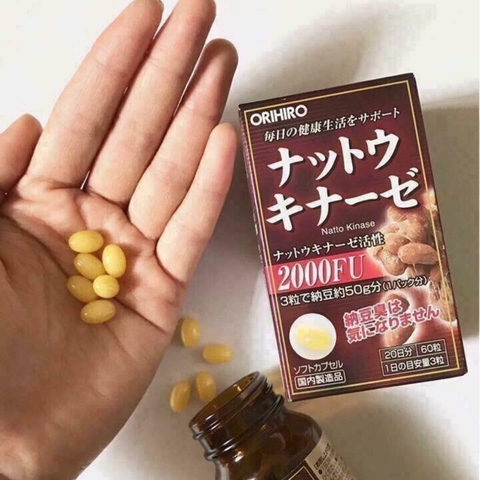 THUỐC CHỐNG ĐỘT QUỴ NATTO KINASE - ORIHIO🌸 🚅NHẬT BẢN