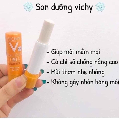 KEM CHỐNG NẮNG VICHY HƯƠNG HOA - PHÁP + TẶNG SON DƯỠNG CHỐNG NẮNG VICHY