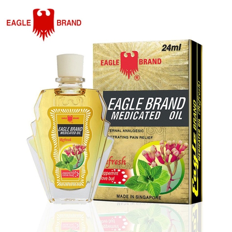 DẦU VÀNG EAGLE SINGAPORE HƯƠNG BẠC HÀ - ĐINH HƯƠNG 3ML