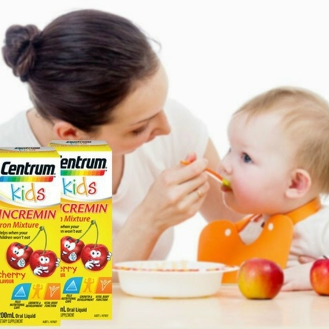 Centrum Kids Incremin Iron Mixture 200ml - Siro Dành Cho Trẻ Biếng Ăn