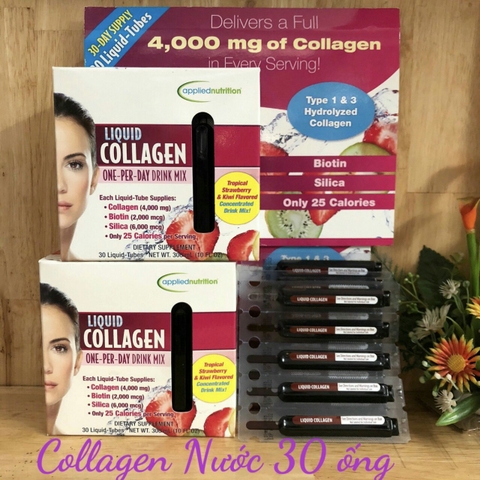 Liquid Collagen Skin Revitalization-Collagen Dạng Nước Của Mỹ 30 ống