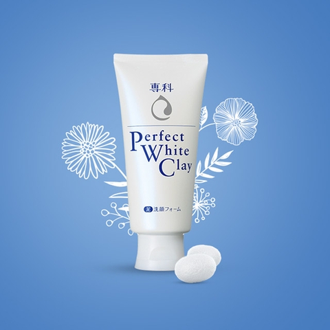 SỮA RỬA MẶT TẠO BỌT CHIẾT XUẤT ĐẤT SÉT TRẮNG SENKA PERFECT WHITE CLAY 180G
