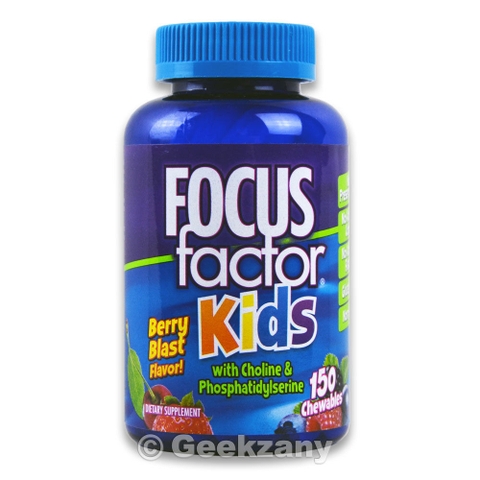 FOCUS FACTOR KIDS GIÚP TRẺ TĂNG CƯỜNG TRÍ NHỚ - HỘP 150 VIÊN