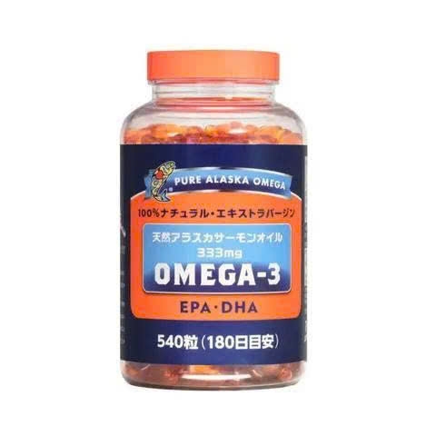 Dầu cá hồi Pure Alaska Omega 333mg 540 viên của Nhật Bản