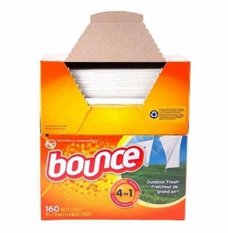 Giấy Thơm Quần Áo Bounce Của Mỹ 320 Tờ set 2 hộp