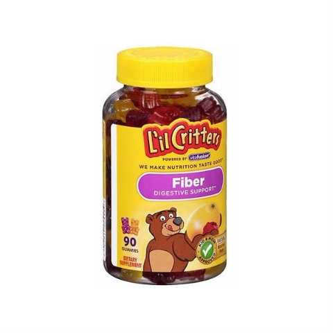 kẹo dẻo bổ sung chất xơ cho bé L’il Critters Fiber 90 Bear Gummies