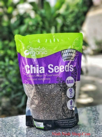 Hạt Chia Úc Obsolute Organic Chia Seeds Chính Hãng (1kg)