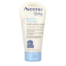 KEM CHÀM AVEENO BABY ECZEMA THERAPY Cải Thiện Da Khô, Nẻ Chàm, 206g