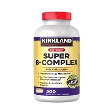 Viên uống bổ sung Vitamin tổng hợp Super B-Complex with Electrolytes Kirkland ( Mỹ )