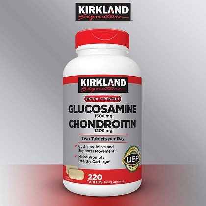 Viên uống bổ khớp Kirkland Glucosamine 1500mg & Chondroitin 1200mg