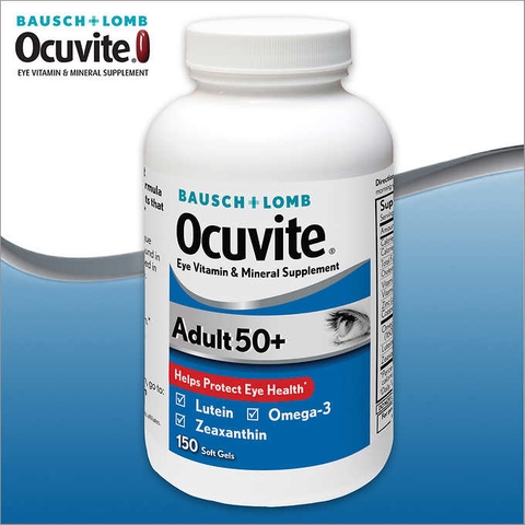 Viên Uống Ocuvite Adult 50+ Cho Người Trên 50 Tuổi Của Mỹ