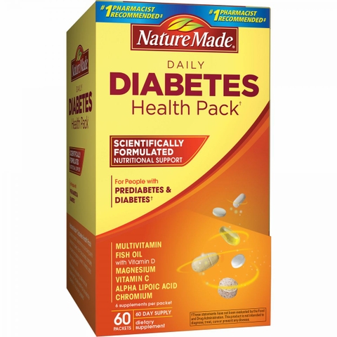 BỆNH TIỂU ĐƯỜNG CẦN  NÊN UỐNG DIABETES  Health Pack.