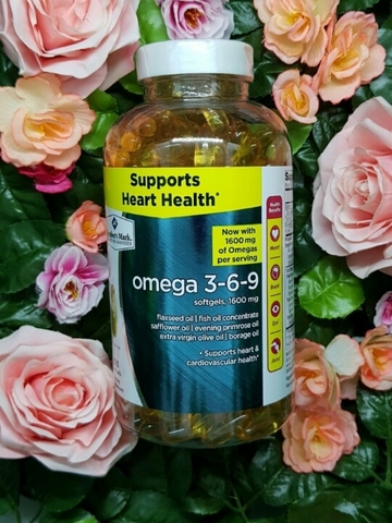Viên Dầu Cá Omega 3-6-9 Suppots Heart Health