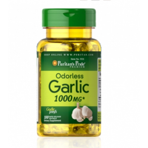 Garlic Extract 1.000mg Tinh chất tỏi của Puritan’s Pride – USA 100 viên