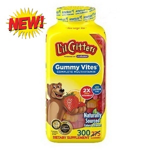 Kẹo Dẻo Vitamin Của Mỹ LilCritters Gummy Vites Cho Trẻ 300 Viên