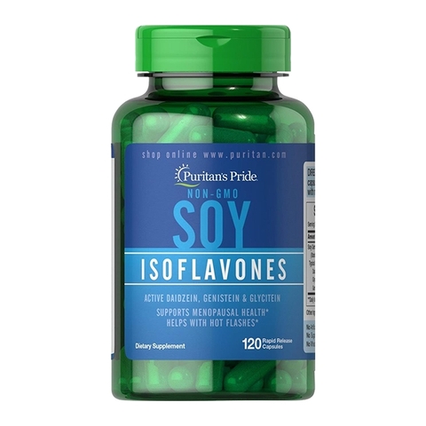 Mầm Đậu Nành Estrogen Non-GMO Soy Isoflavones, 120 viên