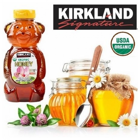 Mật ong con gấu Kirkland Raw Honey (680g/ chai)