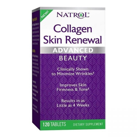 1 NATROL COLLAGEN SKIN RENEWAL DẠNG VIÊN BỔ SUNG COLLAGEN 120 VIÊN