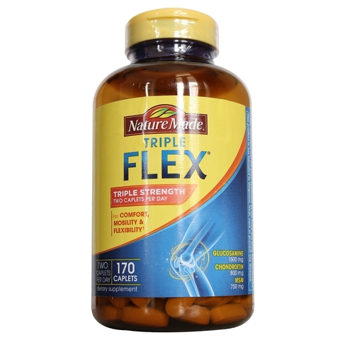 Triple Flex Nature Made 170 Viên- Viên Uống Hỗ Trợ Các Bệnh Về Xương Khớp