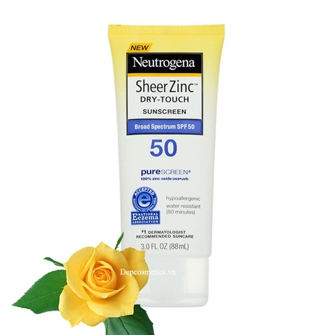 KEM CHỐNG NẮNG NEUTROGENA SHEER ZINC DRY-TOUCH SPF50 88ML