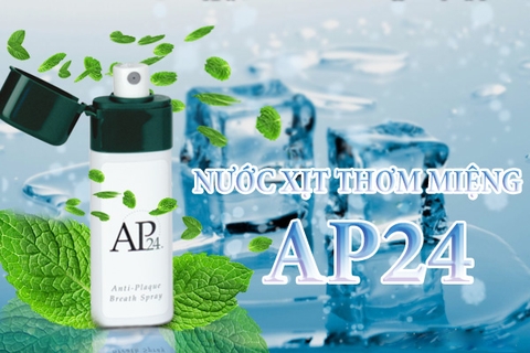 NƯỚC XỊT THƠM MIỆNG AP-24 ANTI-PLAQUE BREATH SPRAY