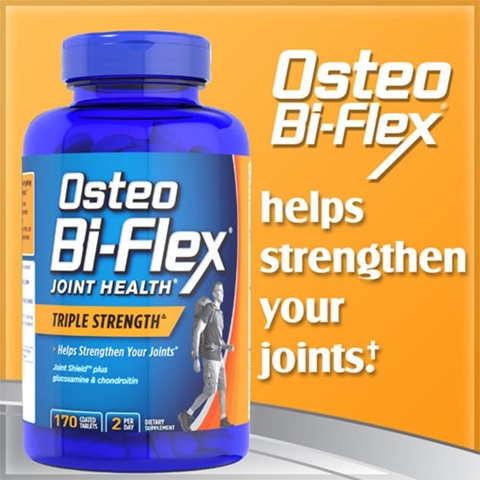 OSTEO BI-FLEX TRIPLE STRENGTH - CHAI 200 VIÊN GIÚP XƯƠNG KHỚP CHẮC KHỎE