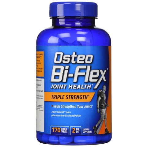 OSTEO BI-FLEX TRIPLE STRENGTH - CHAI 200 VIÊN GIÚP XƯƠNG KHỚP CHẮC KHỎE