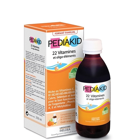 PEDIAKID BỔ SUNG 22 VITAMIN VÀ KHOÁNG CHẤT CẦN THIẾT CHO BÉ