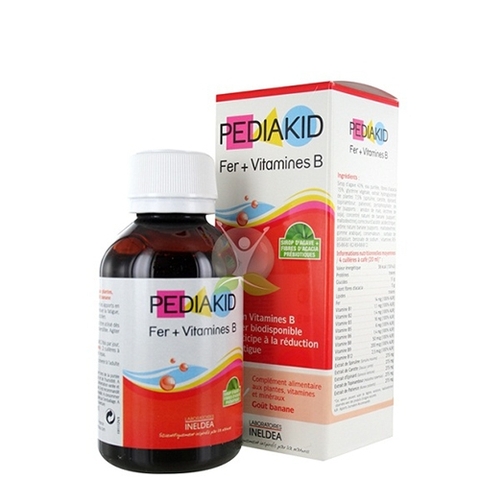 PEDIAKID SẮT VÀ VITAMIN NHÓM B 125ML bổ sung sắt và các vitamin nhóm B cho bé