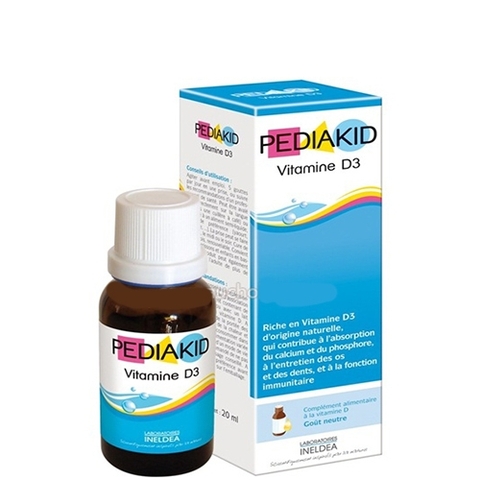PEDIAKID VITAMIN D3 20 ML giúp bổ sung vitamin D3 cho bé