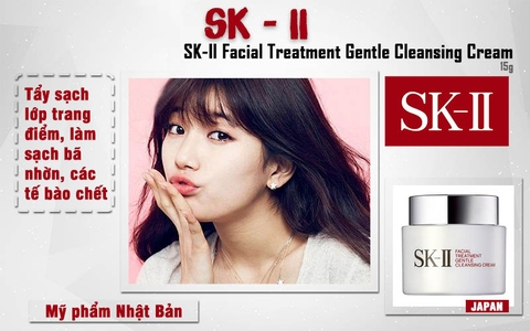 KEM TẨY TRANG SK-II FACIAL TREATMENT GENTLE CLEANSING CREAM 15G