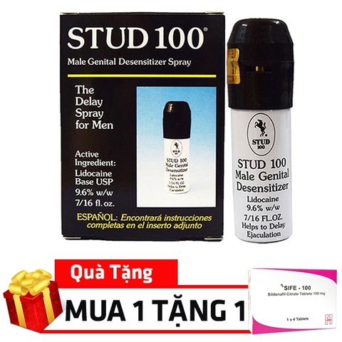 STUD 100 CHAI XỊT CHỐNG XUẤT TINH SỚM