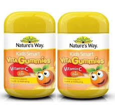 Kẹo dẻo bổ sung vitamin C + kẽm Nature's Way 60 viên