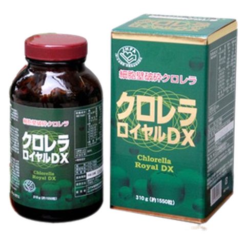 TẢO LỤC CHLORELLA ROYAL DX NHẬT BẢN HỘP 1550 VIÊN