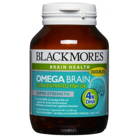 THUỐC BỔ NÃO BLACKMORE OMEGA BRAIN 4XDHA 60 VIÊN