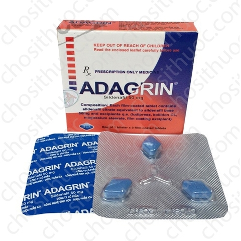 THUỐC CƯỜNG DƯƠNG ADAGRIN 50MG