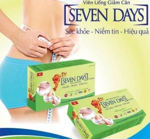 VIÊN GIẢM CÂN SEVEN DAYS | HỘP 36 VIÊN