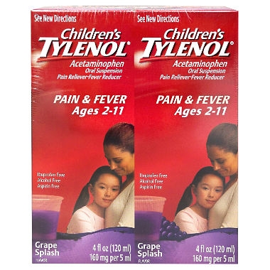 THUỐC SIRO TYLENOL PAIN + FEVER - CHERRY - 120ML