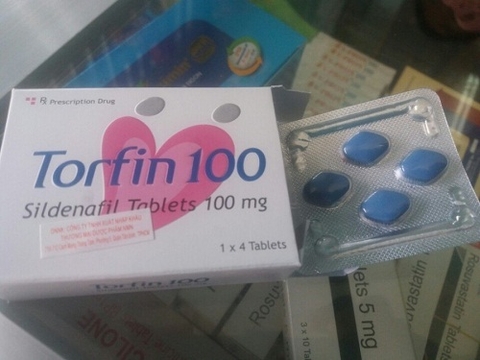 THUỐC CƯỜNG DƯƠNG TORFIN 100MG - SILDENAFIL TABLETS 100MG