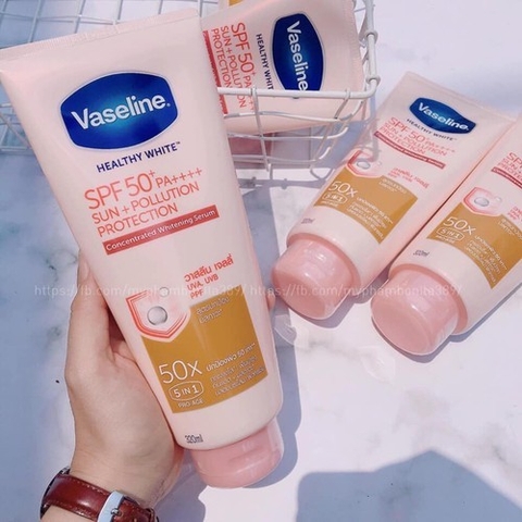 Serum Trắng Da Chống Nắng Vaseline Healthy White 50X 320ml