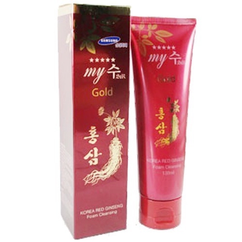 Sữa Rửa Mặt Hồng Sâm Đỏ My Gold Korea Red Ginseng Foam Cleanser (30ml)