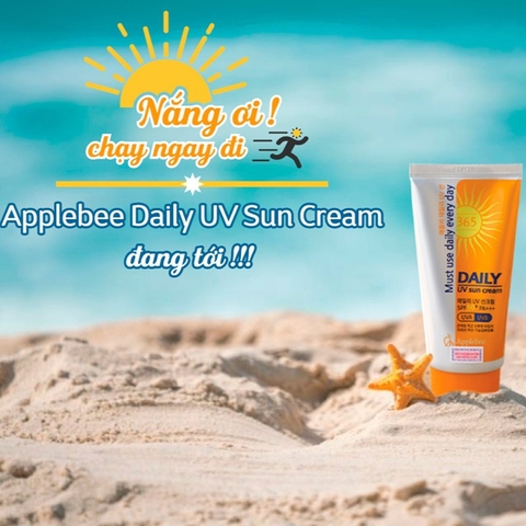 Kem chống nắng Applebee Daily UV Sun Cream SPF50+ PA+++