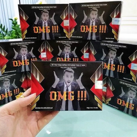 OMG : vitamin tăng sinh lý nam cực mạnh với 15 dưỡng chất ( viên nang)