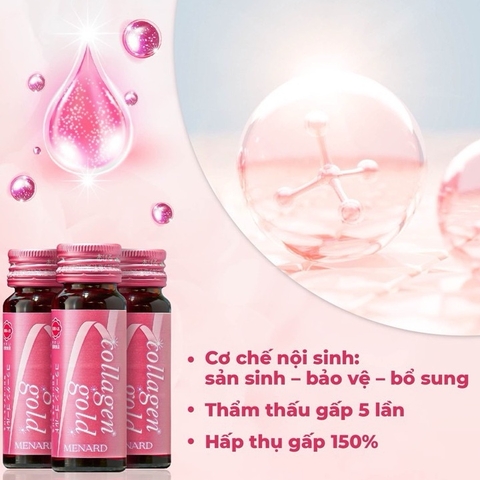 Nước Uống Collagen Nội Sinh Menard Collagen Gold 30mlx10chai