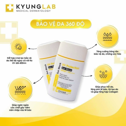 KEM CHỐNG NẮNG KYUNG LAB UV PROTECTION SUN  6 Màng Lọc Bảo Vệ Da SPF