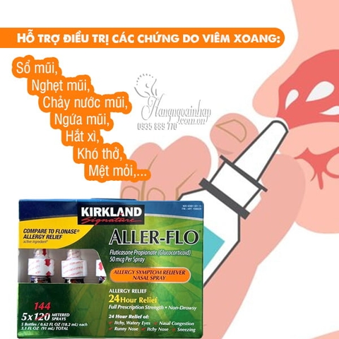 THUỐC TRỊ VIÊM XOANG KIRLAND ALLER- FLO  1 lọ