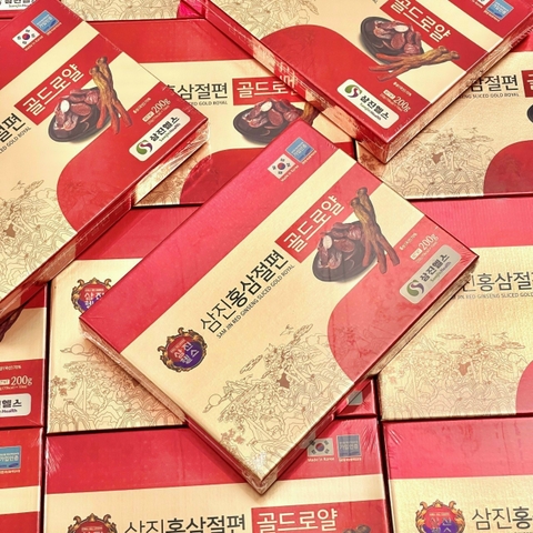 Hồng Sâm Lát Tẩm Mật Ong Sambok Food Hàn Quốc 10 Gói